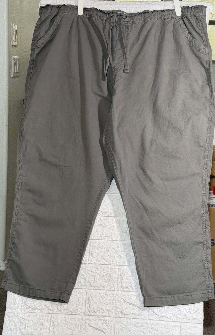 Sonoma Goods For Life Women’s 3X Gray Pull-On Drawstring Pants Plus Size